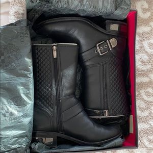 Vince Camuto Black Moto Whynn